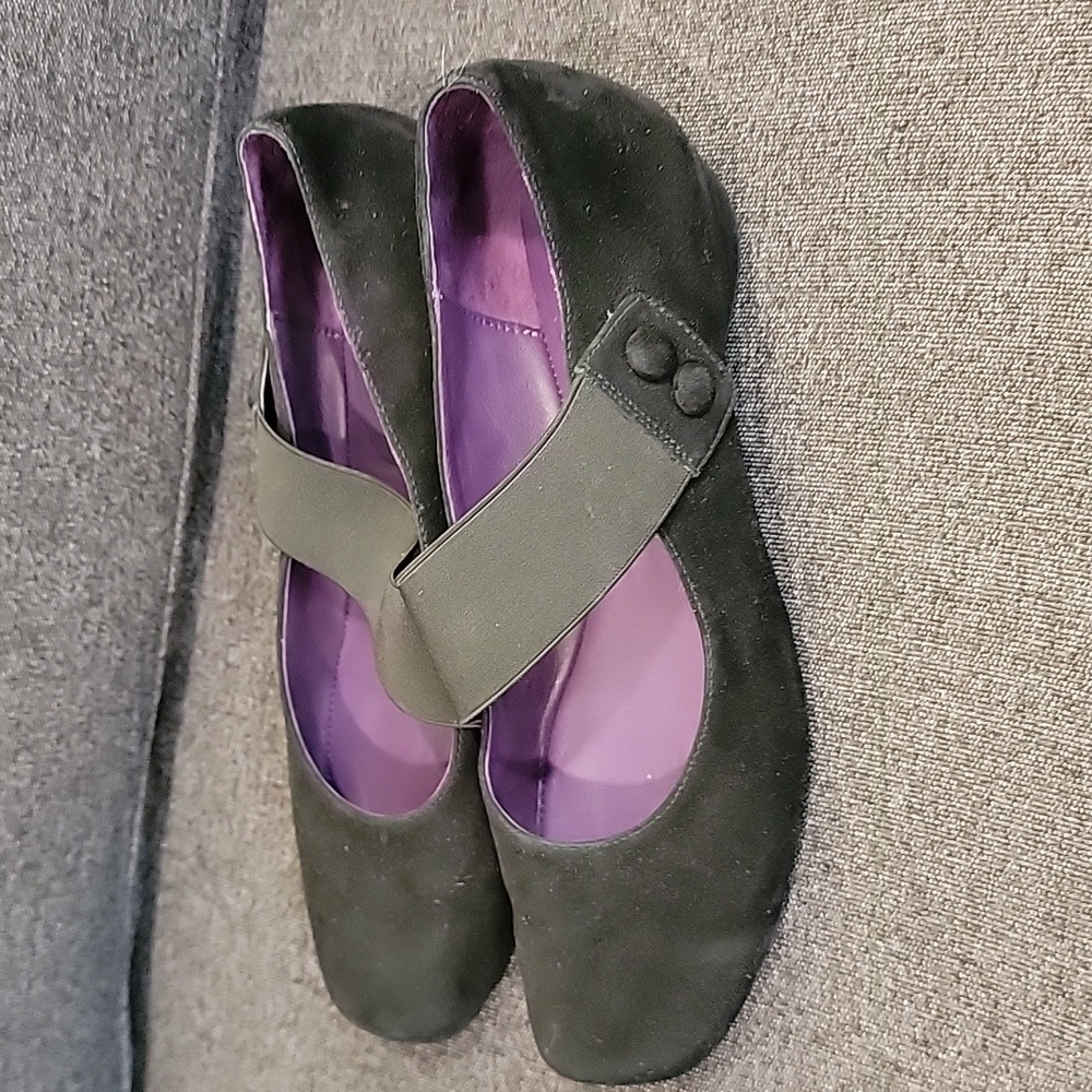 Vaneli Purple Collection Mabel Pumps Black Suede Size 9.5 - Picture 4 of 6